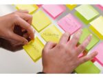Info Notes 75x75mm fel roze blok a 80 vel