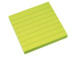 Info Notes 75x75mm fel groen blok a 80 vel gelinieerd