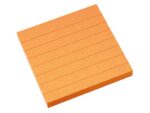 Info Notes 75x75mm fel geel blok a 80 vel gelinieerd
