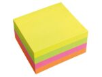 Powernotes info notes 75x75mm ass. felle kleuren blok a 320 vel.