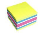 Info Notes 75x75mm assorti felle kleuren blok a 450 vel