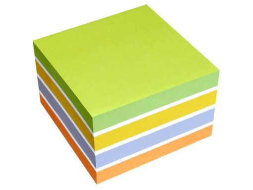 Info Notes 75x75mm assorti Color Mix blok a 450 vel