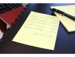 Info Notes 100x150mm geel geruit blok a 100 vel