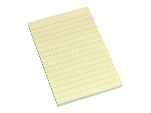 Info Notes Powernotes gelinieerd geel 100x150mm blok a 100 vel.