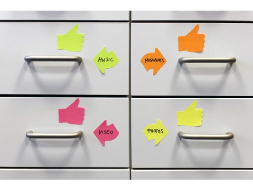 Info Notes Info shaped sticky notes 67x68 'pijl' assorti 200 vel