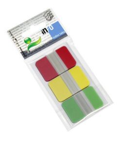 waardoor geen krullen of scheuren ontstaan aan de tabs. Ze zijn bijzonder geschikt voor frequent of voor langere termijn-hergebruik. Vooral geschikt voor het markeren van boeken