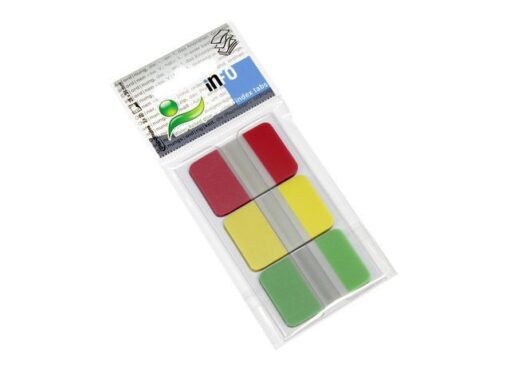 Indextabs Info Notes 3x25x38mm. houder met clip