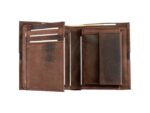 Alassio Portefeuille Pride and Soul leer bruin 12x10cm