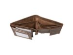 Portefeuille Alassio 12x9.5x2.5cm Leer bruin