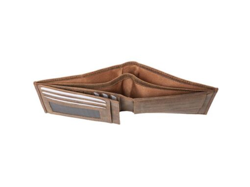Portefeuille Alassio 10x12x2cm Leer bruin