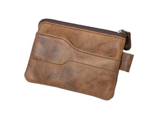Sleuteletui Alassio 7,5x10x1cm Leer bruin