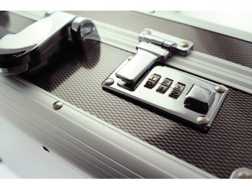 Laptop koffer Alumaxx C-1 aluminium zilver-carbonlook