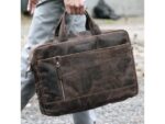 Juscha Laptop aktetas Roberto Romano PALERMO bruin echt leer       28x41x8cm