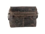 Juscha Schoudertas Roberto Romano CATANIA bruin, Echt leer         28x40x9cm
