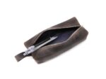 Juscha Etui Roberto Romano EMPOLI bruin echt leer 20x6x7cm