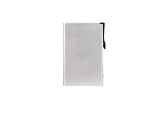 Pasjeshouder Clicksafe aluminium zilver RFID 8 pasjes