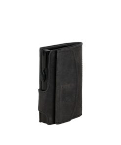 het frame voor de pasjes is aluminium zwart. De pasjeshouder biedt ruimte voor 8 pasjes. De aluminium case beschermt uw kaarten tegen breken en door de RFID beveiliging ook tegen ongewenste draadloze communicatie.