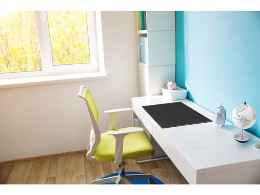 Kangaro KTC Bureauonderlegger Kangaro 63x50cm zwart soft