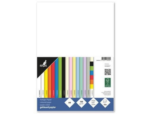 Kangaro KTC Papier Kangaro A4 120 grams pak à 100 vel wit