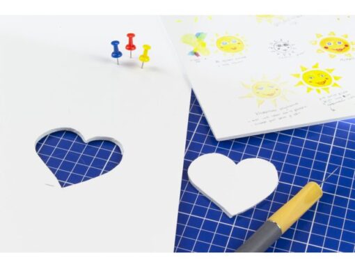 Kangaro KTC Foamboard Kangaro wit 50x70cm 3 mm dik, 15 stuks 2 zijdig   mat papier