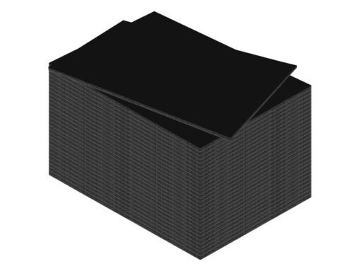 Kangaro KTC Foamboard Kangaro zwart A4 3 mm dik, 30 stuks 2 zijdig mat  papier