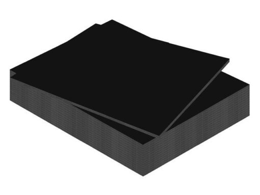 Kangaro KTC Foamboard Kangaro zwart 50x70cm, 5 mm dik, 15 stuks 2       zijdig mat papier