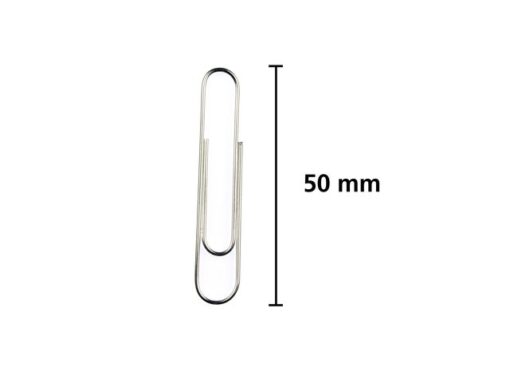 Paperclip Kangaro 50 mm, rond, kunststof doosje à 40 stuks, verzinkt