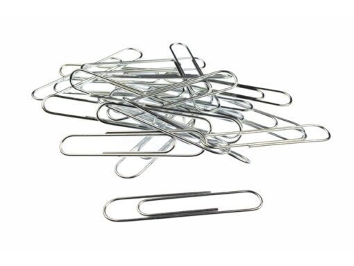 Paperclip Kangaro 50 mm, rond, kunststof doosje à 40 stuks, verzinkt