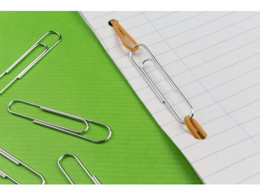 Paperclip Kangaro 50 mm, rond, kunststof doosje à 40 stuks, verzinkt