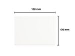 Dubbele kaarten Kangaro 105x150mm 300grs wit 25 stuks