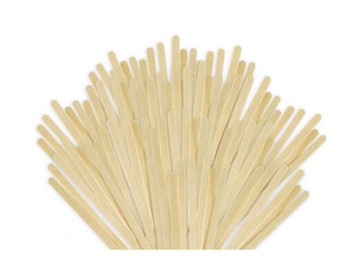 Kangaro KTC Roerstaaf hout Kangaro 1000 stuks, 110x5x1,5mm, biologisch  afbreekbaar