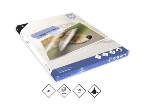 Kangaro KTC Lamineerhoes Kangaro A3 125 micron pak a 100 stuks