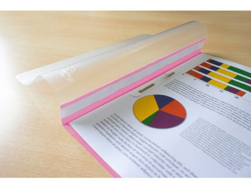 Kangaro KTC Snelhechtermap Kangaro A4 PP roze, krimp á 25 stuks