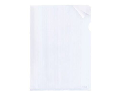 Kangaro KTC L-map Kangaro A4 PVC 180 micron transparant generfd, 4 krimp à 25 stuks.