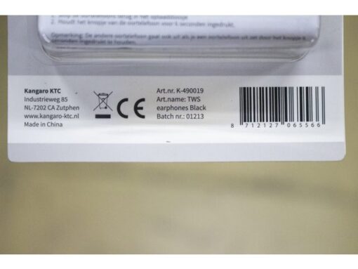 Kangaro KTC Kangaro Oortelefoon draadloos/bluetooth Zwart