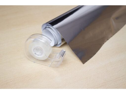 Plakbandhouder Kangaro kern 25 mm transparant met tape      19mmx33m