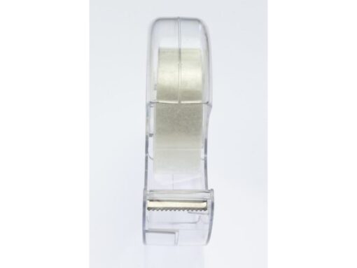 Plakbandhouder Kangaro kern 25 mm transparant met tape      19mmx33m