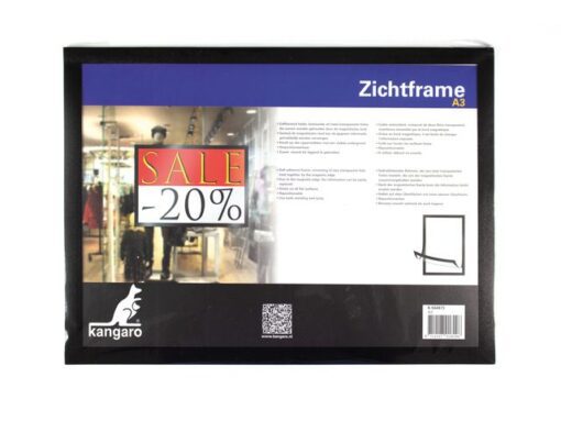 Kangaro KTC Zichtframe Kangaro A3 zwart