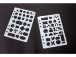 Sjablonen Kangaro 12 stuks 15x21cm assorti