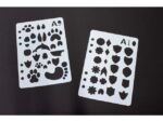 Sjablonen Kangaro 12 stuks 15x21cm assorti