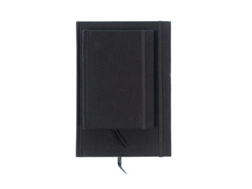 Kangaro KTC Alfabetboek Kangaro A5 A-Z linnen hard cover zwart, 208     pagina's, leeslint, elastiek