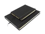 Kangaro KTC Alfabetboek Kangaro A5 A-Z linnen hard cover zwart, 208     pagina's, leeslint, elastiek