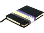Kangaro KTC Alfabetboek Kangaro A6 A-Z linnen hard cover zwart, 208     pagina's, leeslint, elastiek