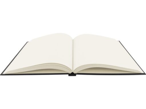 Dummyboek Kangaro A4 blanco 80 vel, zwart linnen kaft