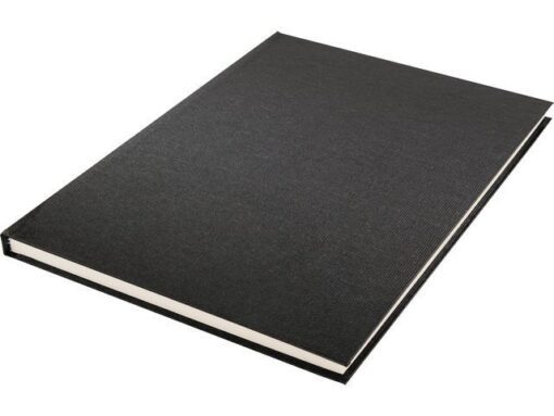 Dummyboek Kangaro A4 blanco 80 vel, zwart linnen kaft