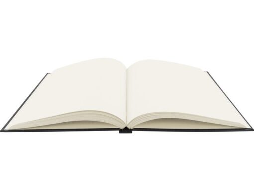 Dummyboek Kangaro A5 blanco 80 vel, zwart linnen kaft