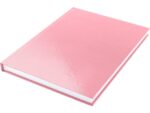 Dummyboek Kangaro A5 roze pastel hard cover 80 blad blanco 100 grams