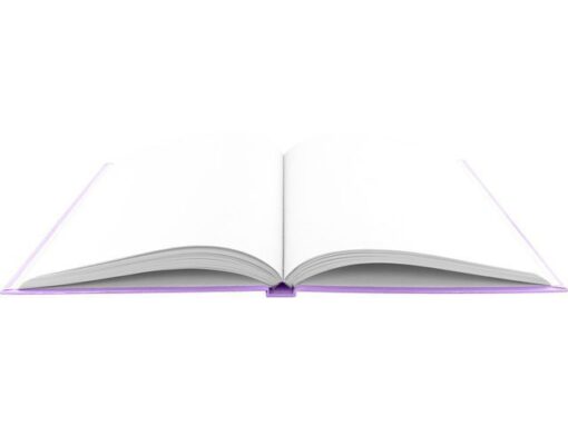 Dummyboek Kangaro A4 violet pastel hard cover 80 blad       blanco 100 grams
