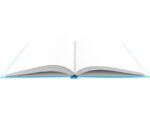 Dummyboek Kangaro A4 blauw pastel hard cover 80 blad blanco 100 grams