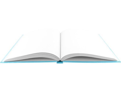 Dummyboek Kangaro A4 blauw pastel hard cover 80 blad blanco 100 grams